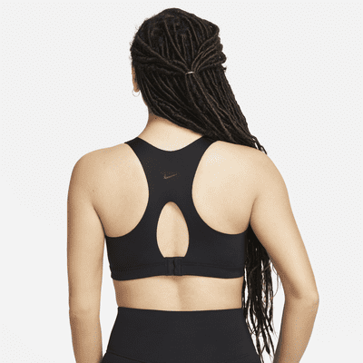 Nike Nike AlphaSujetador deportivo de sujeción alta con almohadilla y cremallera delantera - Mujer Limitado a 3 días