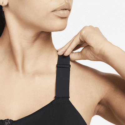 Nike Nike AlphaSujetador deportivo de sujeción alta con almohadilla y cremallera delantera - Mujer Limitado a 3 días