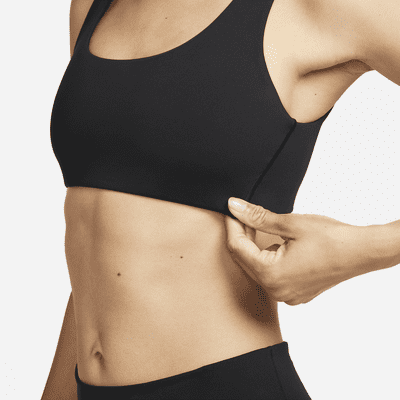 Nike Nike Alate All USujetador deportivo de sujeción ligera con forro ligero y cuello en U - Mujer Precios de Black Friday