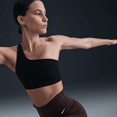 Nike Nike Zenvy AsymmetricalSujetador deportivo de sujeción ligera con almohadilla - Mujer Última moda