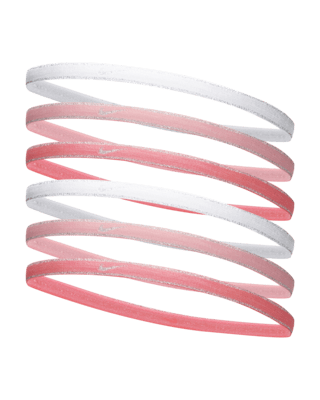 Nike Nike Swoosh SportCinta para el pelo metalizada (paquete de 6) Superdescuento