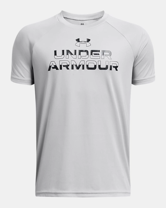 Under Armour Camiseta de manga corta UA Tech™ Split Wordmark para niño   Promoción trimestral