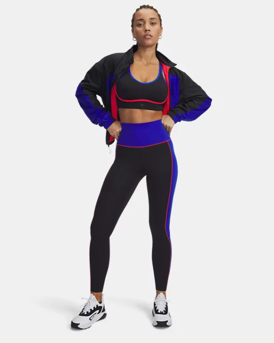 Under Armour Sujetador deportivo de sujeción media Project Rock para mujer   Libre de impuestos