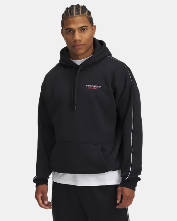 Under Armour Sudadera con capucha Project Rock Icon Fleece para hombre   Última moda