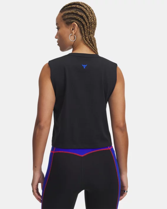 Under Armour Camiseta de tirantes Project Rock Iron Paradise para mujer   2025