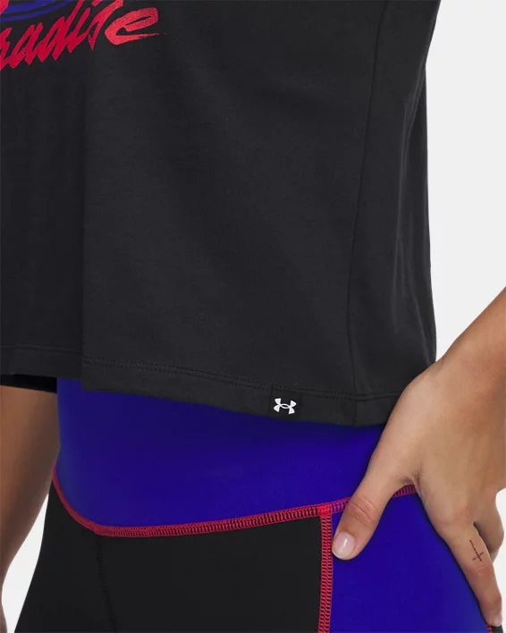 Under Armour Camiseta de tirantes Project Rock Iron Paradise para mujer   2025