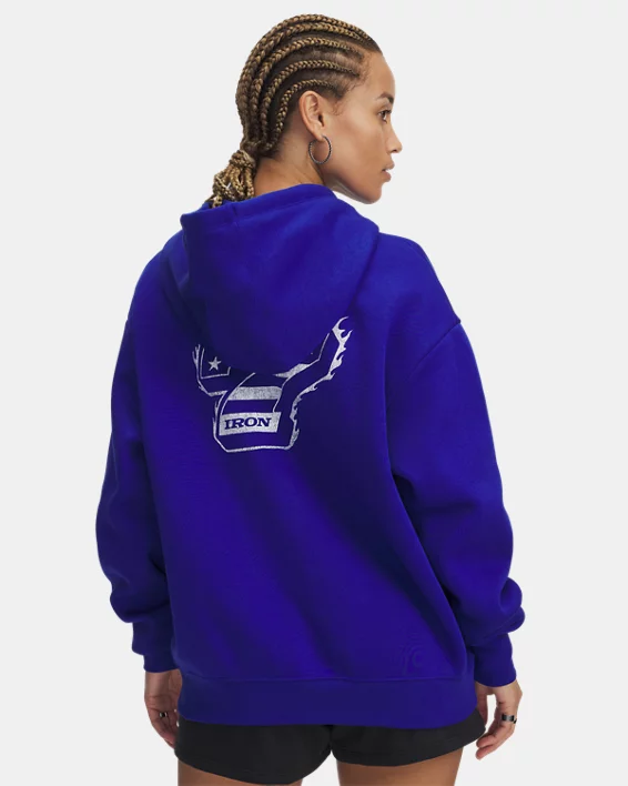 Under Armour Sudadera con cremallera completa Project Rock Iron Paradise para mujer   En línea