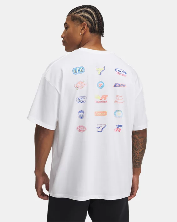 Under Armour Camiseta de manga corta Project Rock Heavyweight para hombre   Rebajas baratas