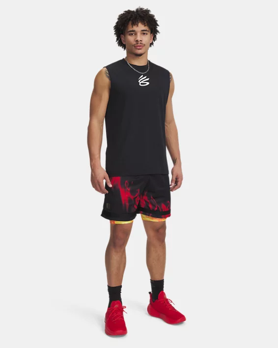 Under Armour Pantalón corto estampado Curry HeatGear® para hombre   Oferta especial