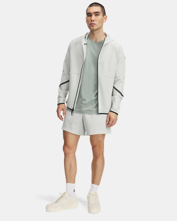 Under Armour Pantalón corto UA Unstoppable Fleece Grid para hombre   Último día