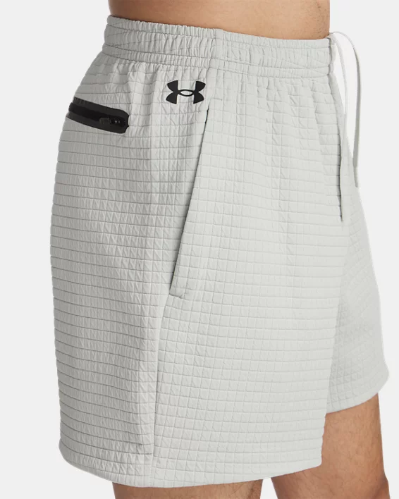 Under Armour Pantalón corto UA Unstoppable Fleece Grid para hombre   Último día