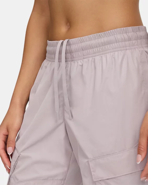 Under Armour Pantalón UA Unstoppable Woven Sheen Cargo para mujer   Precio de fábrica