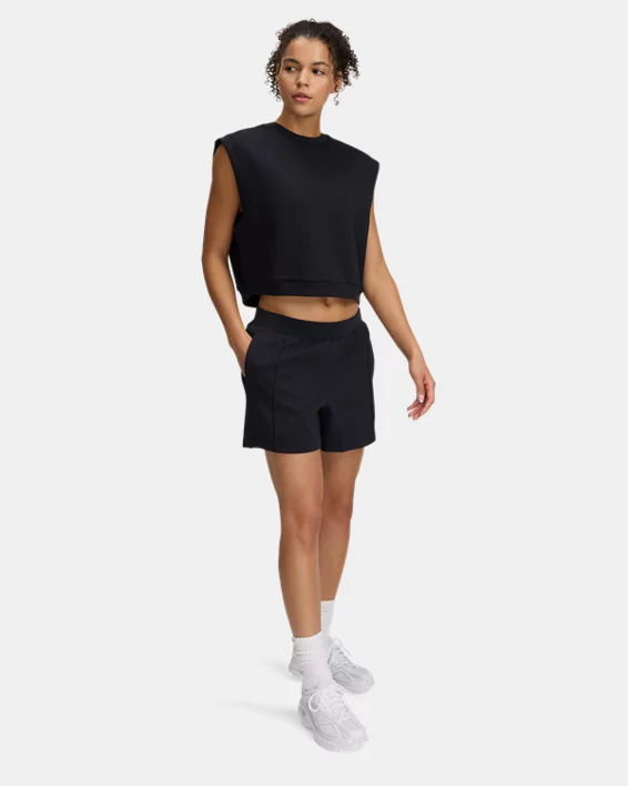 Under Armour Pantalón corto UA Unstoppable Fleece para mujer   Solo hoy