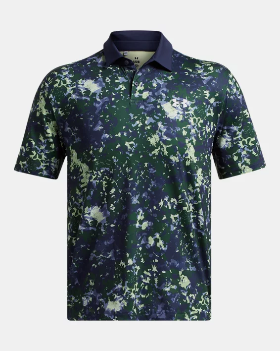 Under Armour Polo estampado UA Tee To Green para hombre   Grandes descuentos