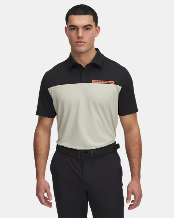 Under Armour Polo UA Tee To Green Color Block para hombre   En oferta