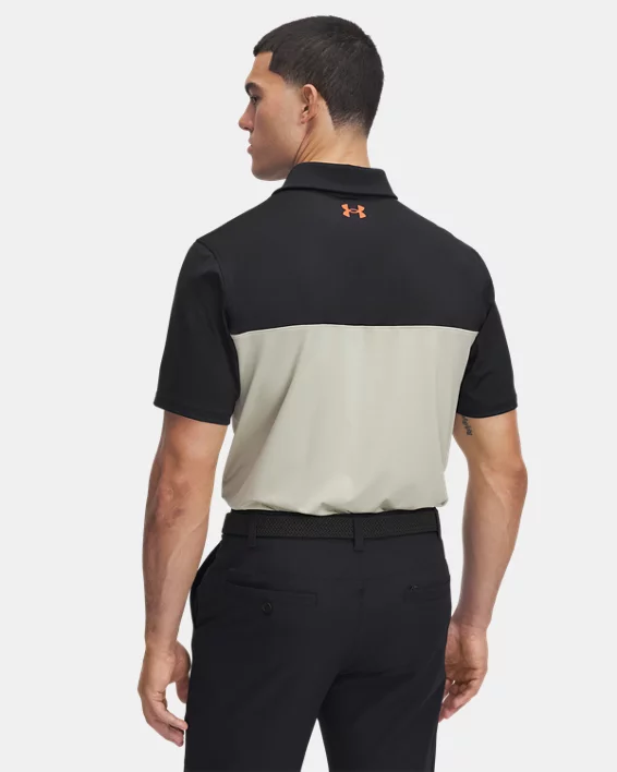 Under Armour Polo UA Tee To Green Color Block para hombre   En oferta