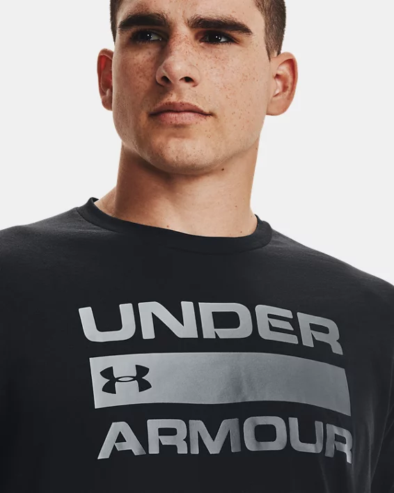 Under Armour Camiseta de manga corta UA Team Issue Wordmark para hombre   Grandes ahorros