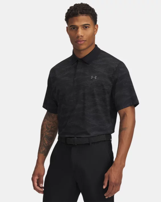 Under Armour Polo con estampado UA Drive Chill para hombre   Rebajas baratas