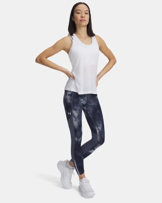 Under Armour Mallas tobilleras con estampado UA Launch para mujer   Últimos 3 días