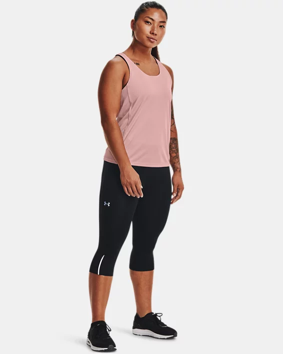Under Armour Pantalón pirata UA Launch para mujer   Grandes ahorros