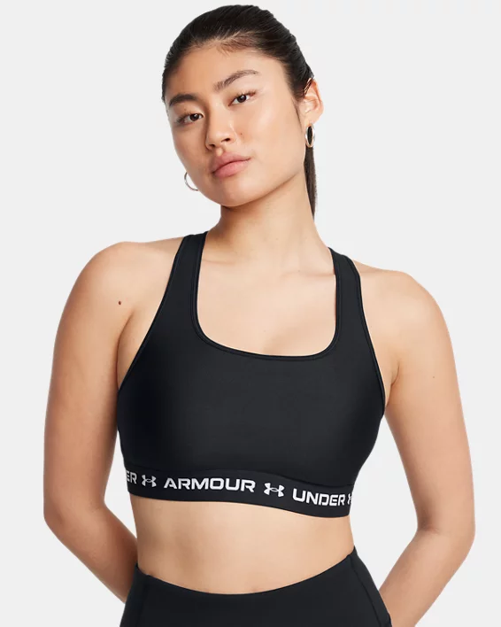 Under Armour Sujetador deportivo de sujeción media y espalda cruzada Armour® para mujer   Outlet online