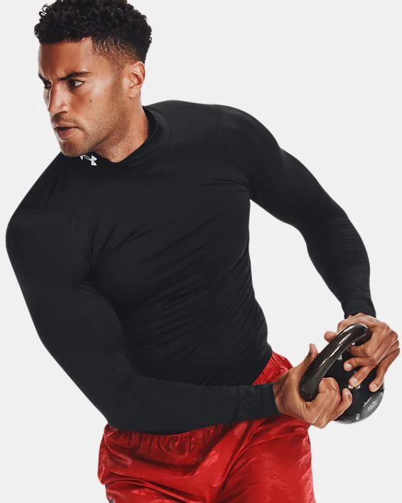 Under Armour Camiseta de manga larga HeatGear® Mock para hombre   Rebajas