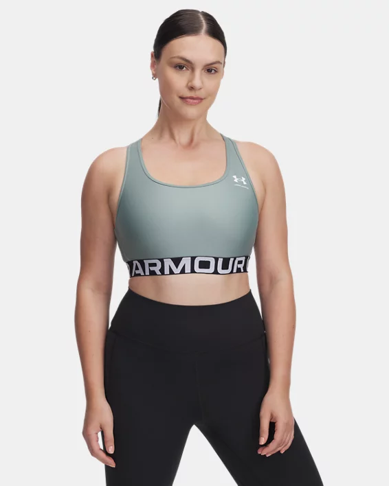 Under Armour Sujetador deportivo HeatGear® Armour Mid Branded para mujer   Gran oferta