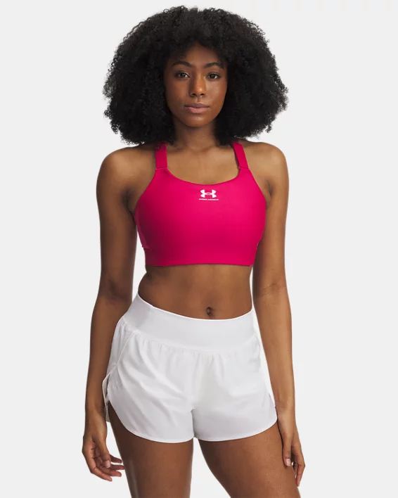 Under Armour Sujetador deportivo de sujeción alta HeatGear® Armour para mujer   Tienda