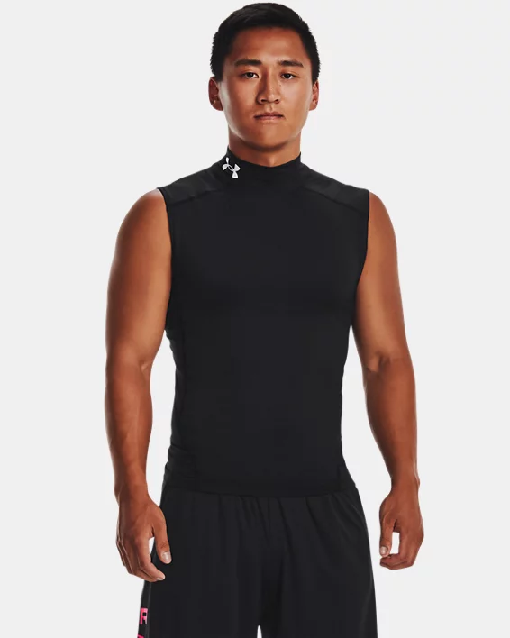 Under Armour Camiseta de cuello cerrado sin mangas HeatGear® para hombre   Tienda
