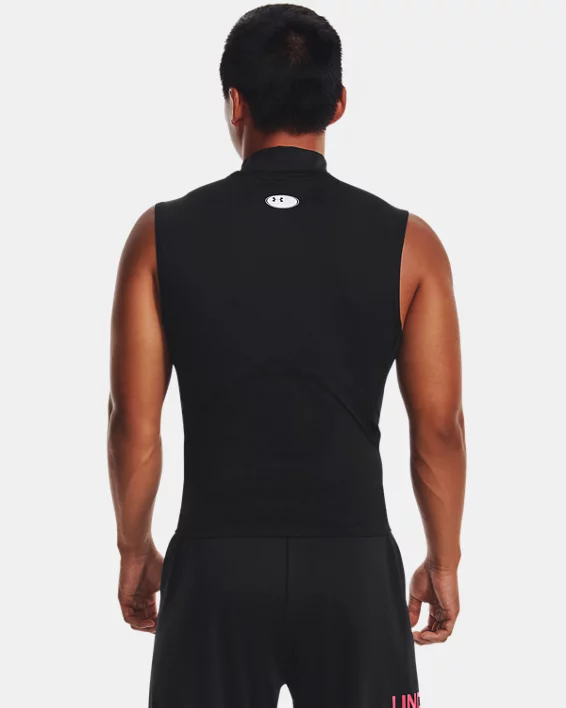 Under Armour Camiseta de cuello cerrado sin mangas HeatGear® para hombre   Tienda