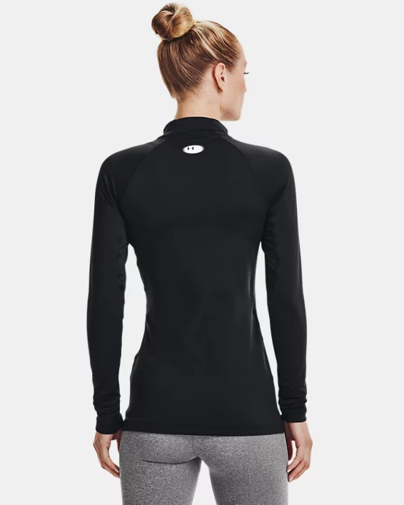 Under Armour Camiseta de manga larga y cuello alto ColdGear® para mujer   Envío gratis