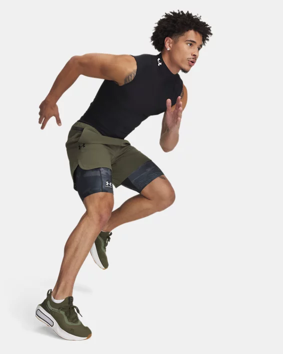 Under Armour Pantalón corto HeatGear® Printed Long para hombre   Últimos 3 días