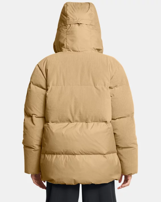 Under Armour Chaqueta acolchada de pana Limitless Down Oversized para mujer   Promoción por tiempo limitado