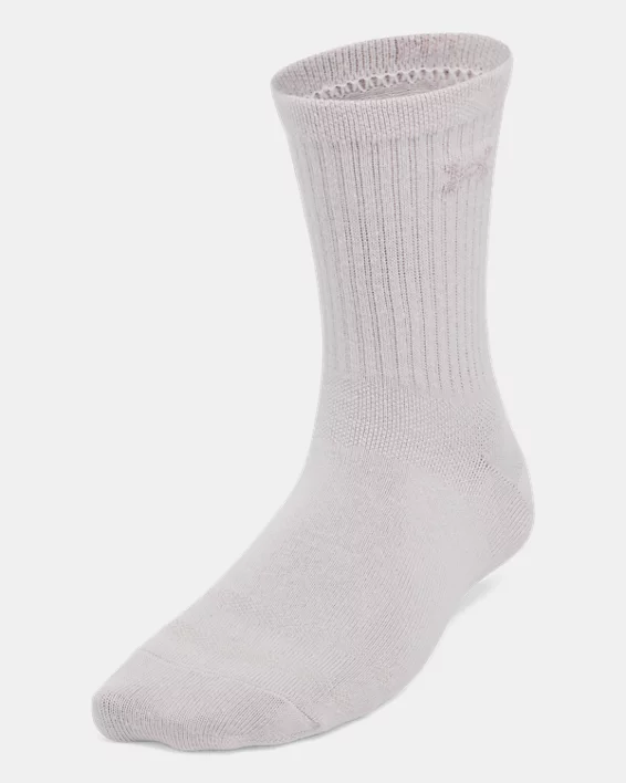 Under Armour Calcetines de media caña UA Essential para mujer - Paquete de 3   Grandes ahorros