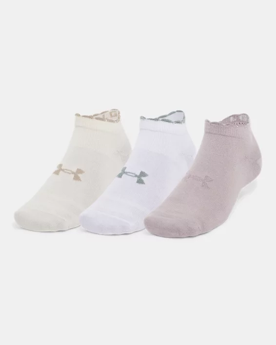 Under Armour Calcetines de corte bajo UA Essential unisex - Paquete de 3  