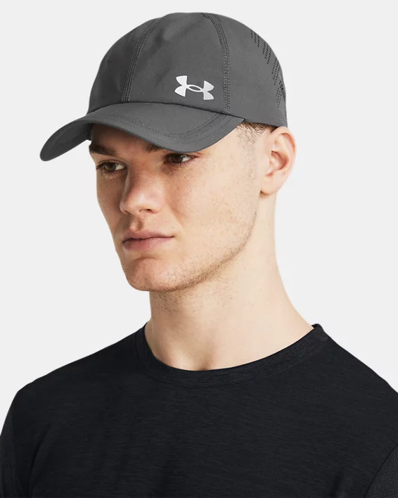 Under Armour Gorra ajustable UA Launch para hombre   Rebajas baratas