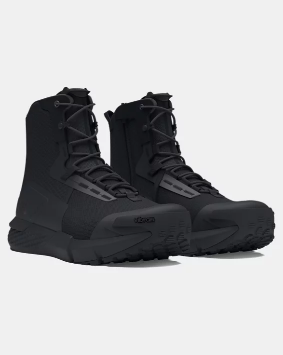 Under Armour Botas tácticas con cremallera UA Valsetz para hombre   Descuento por venta flash