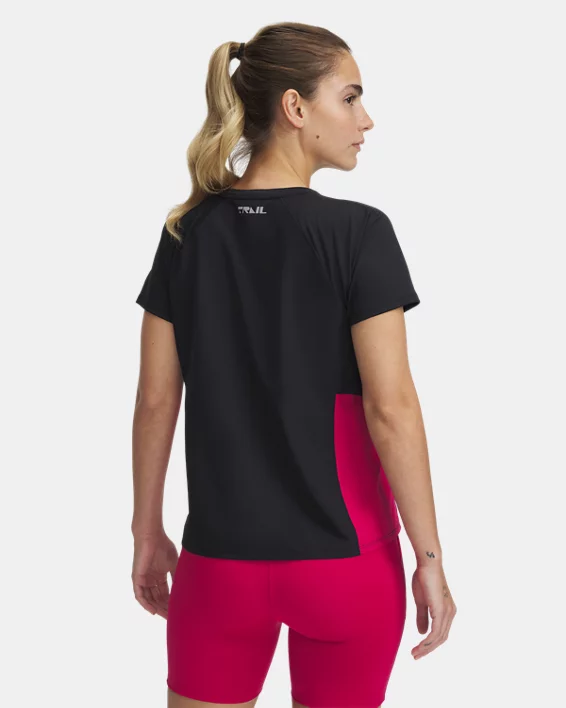 Under Armour Camiseta de manga corta con cremallera UA Trail Run para mujer   En línea