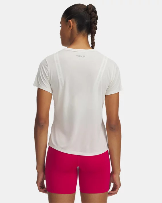 Under Armour Parte de arriba de manga corta UA Trail Run para mujer   Outlet online