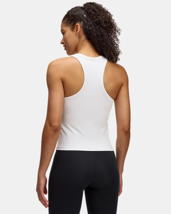 Under Armour Camiseta de tirantes y cuello alto redondo UA Motion para mujer   Ofertas