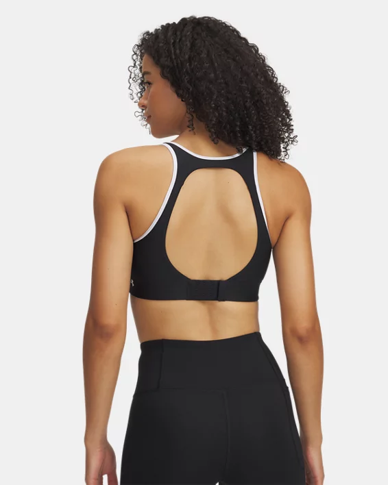 Under Armour Sujetador deportivo de sujeción media con ribete UA Infinity para mujer   Ventas relámpago