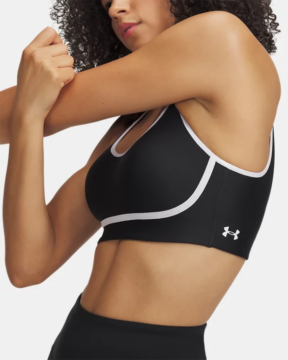 Under Armour Sujetador deportivo de sujeción media con ribete UA Infinity para mujer   Ventas relámpago