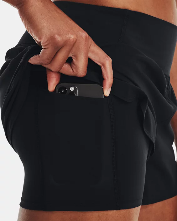 Under Armour Pantalón corto 2 en 1 UA Vanish para mujer   Tienda