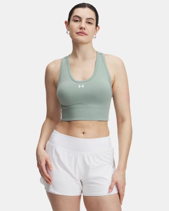 Under Armour Sujetador deportivo de sujeción media UA Vanish Seamless para mujer   Envío gratis