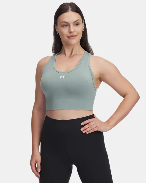 Under Armour Sujetador deportivo de sujeción media UA Vanish Seamless para mujer   Envío gratis
