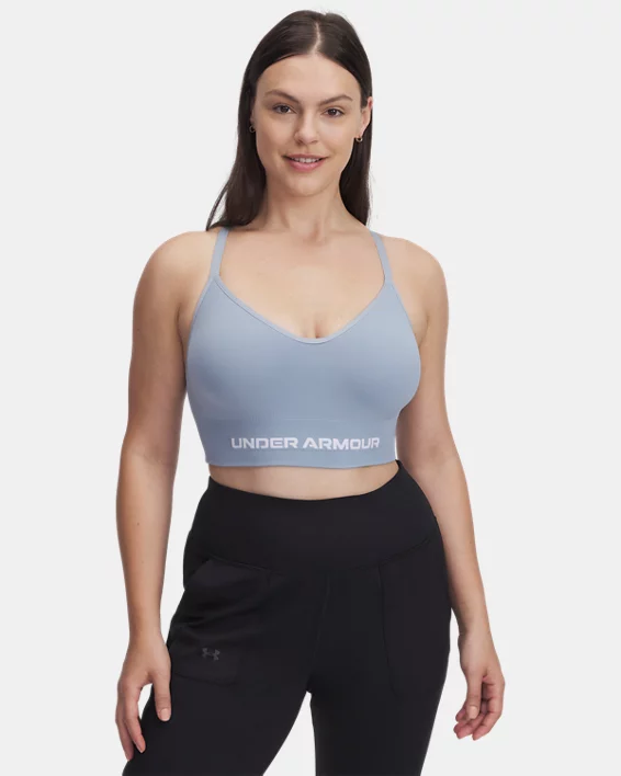 Under Armour Sujetador deportivo de sujeción baja UA Vanish Seamless para mujer   Precio de fábrica