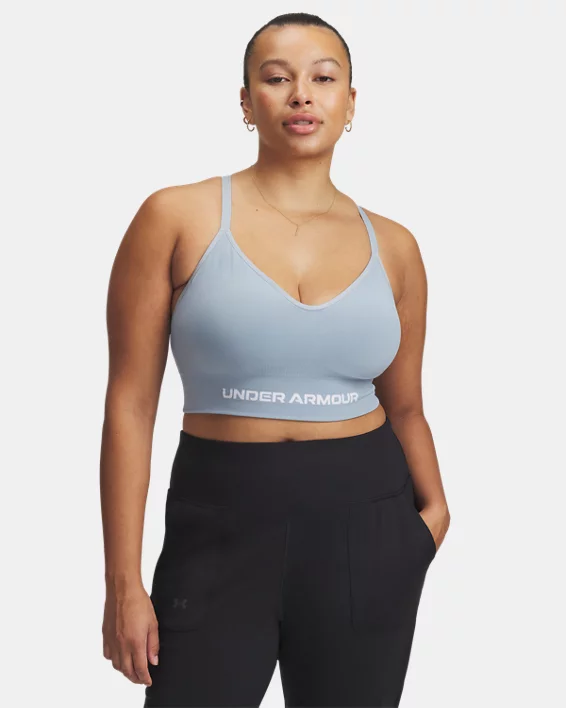 Under Armour Sujetador deportivo de sujeción baja UA Vanish Seamless para mujer   Precio de fábrica
