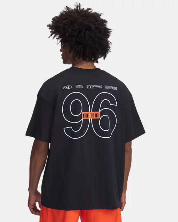Under Armour Camiseta de manga corta UA Heavyweight Hoops Mix Tape para hombre   Precios de Black Friday