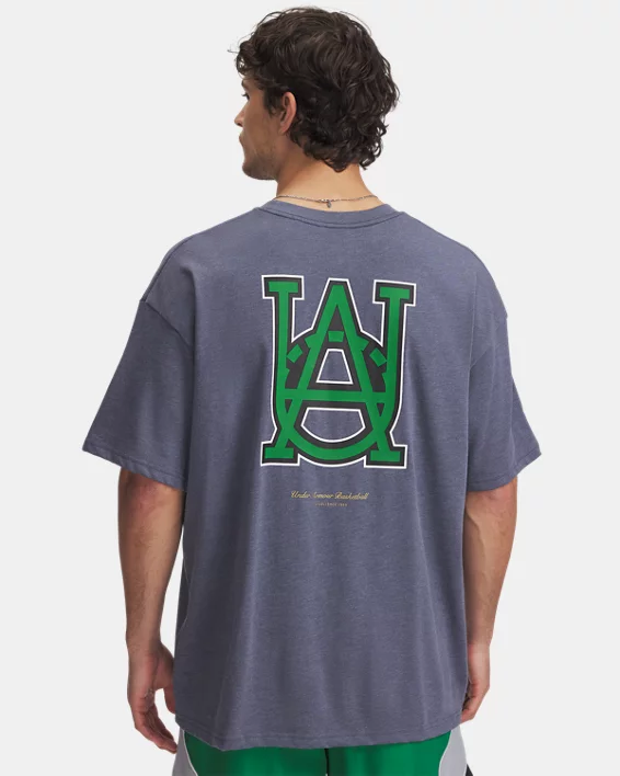 Under Armour Camiseta de manga corta UA Heavyweight Hoops Courtside para hombre   En oferta