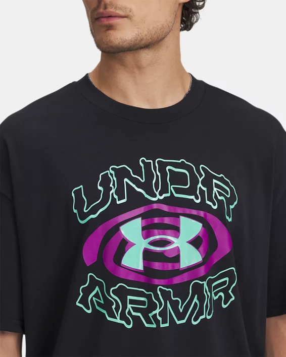 Under Armour Camiseta de manga corta UA Heavyweight Hoops Hoopnotic para hombre   Libre de impuestos